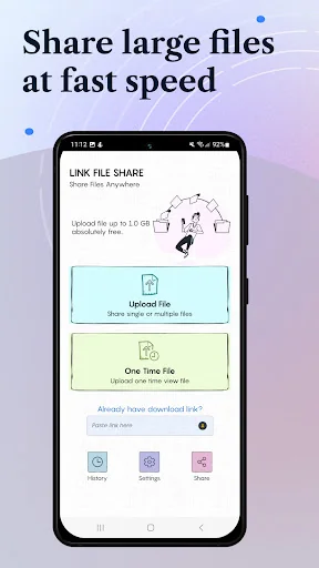 LinkFileShare: Send via link screenshot 3