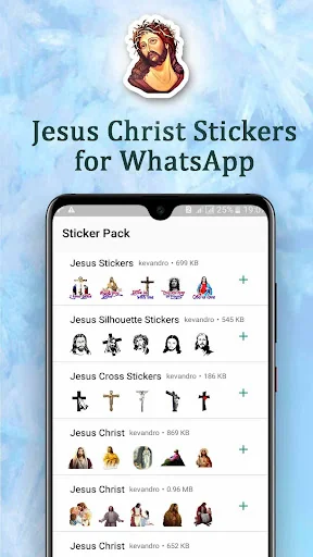 Jesus Christ Stickers Packs
