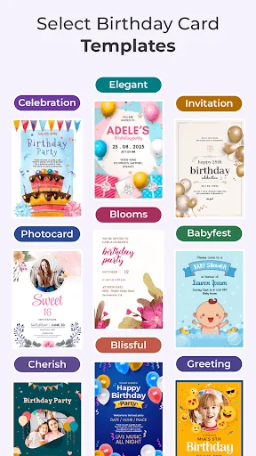 Birthday Card Maker screenshot 1
