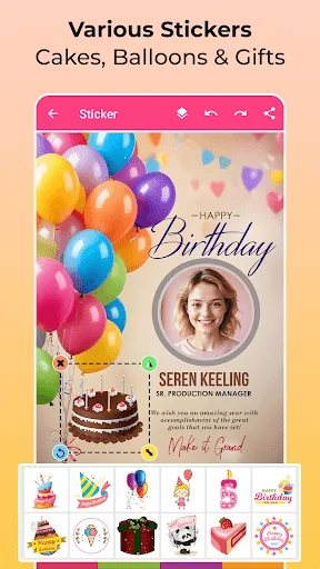 Birthday Card Maker screenshot 2