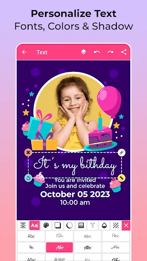 Birthday Card Maker screenshot 4