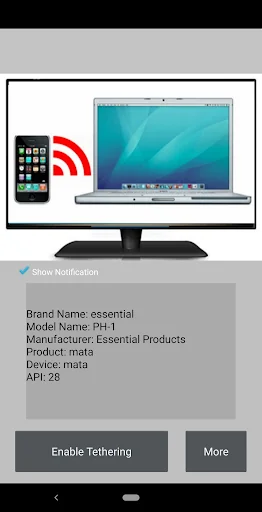 Enable Tethering