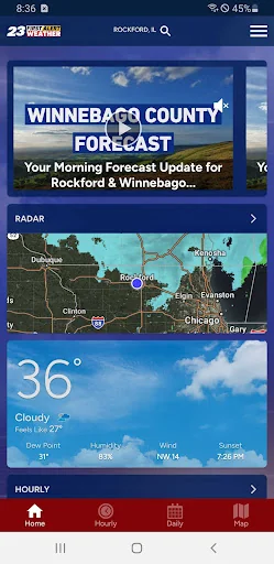 WIFR Weather screenshot 1