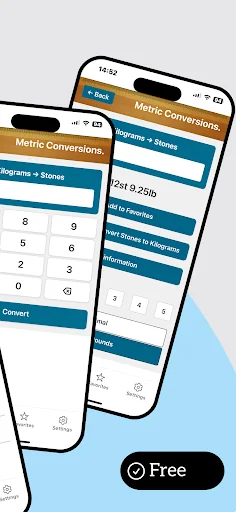 Metric Conversions screenshot 2