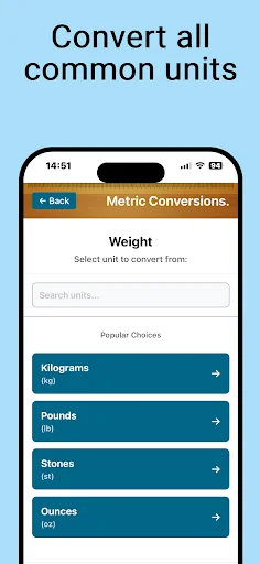 Metric Conversions screenshot 3
