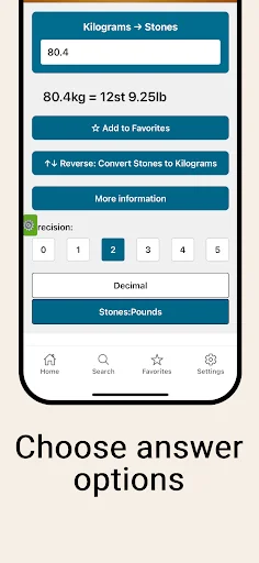 Metric Conversions screenshot 4