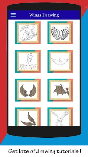How to Draw Wings Step by step