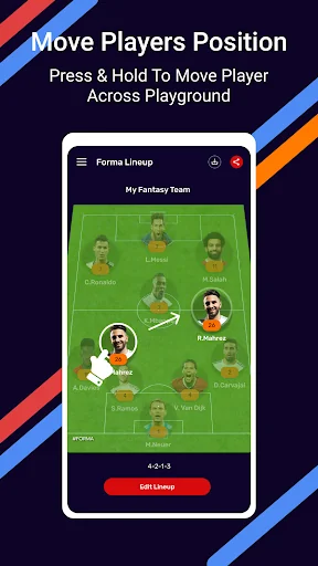 forma lineup - create fantasy  screenshot 2