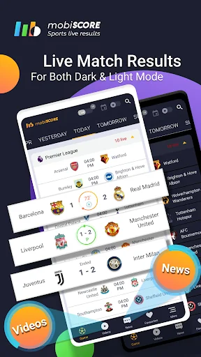 mobiSCORE Today Live Scores
