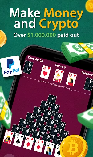 Pyramid Solitaire - Make Money screenshot 1