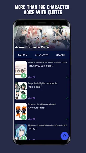 Character Voice: Anime screenshot 1