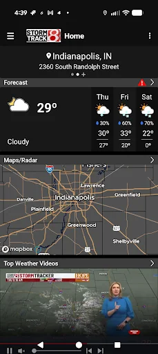 WISH-TV Storm Track 8 Weather screenshot 1
