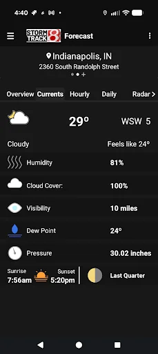 WISH-TV Storm Track 8 Weather screenshot 3