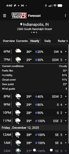 WISH-TV Storm Track 8 Weather screenshot 4