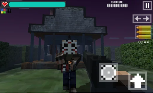 Block Gun 3D: Haunted Hollow screenshot 1