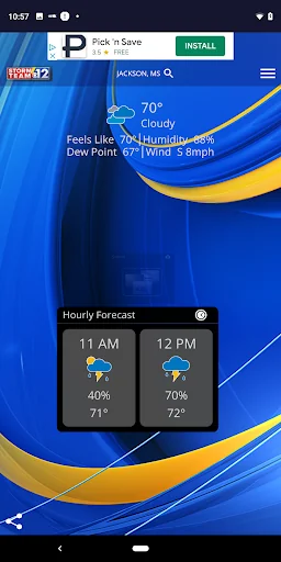 WJTV Weather screenshot 1