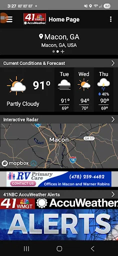 41NBC AccuWeather App screenshot 1