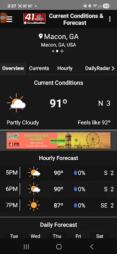 41NBC AccuWeather App screenshot 2