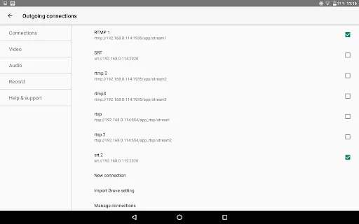 Larix Screencaster: LiveStream screenshot 4