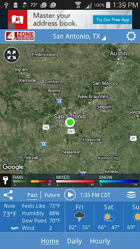 WOAI 4 Zone Weather screenshot 1