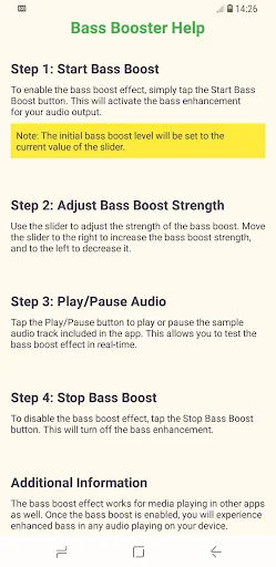 Bass Booster - Audio Enhancer screenshot 4