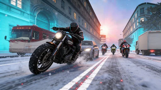 Motor Bike: Xtreme Races screenshot 3