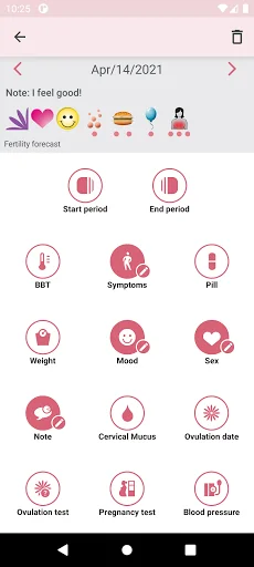 WomanLog Pro Calendar screenshot 3