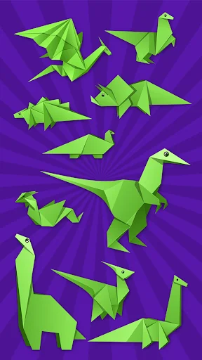 Origami Dinosaurs And Dragons screenshot 1
