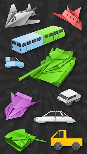 Origami Paper Vehicles