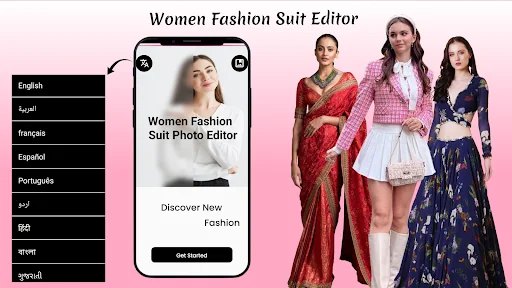 Women Fashion Suit PhotoEditor screenshot 1