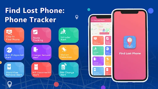 Find lost phone: Phone Tracker screenshot 1