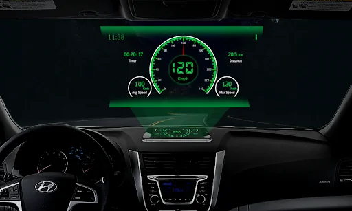 GPS Speedometer HUD - Odometer screenshot 1