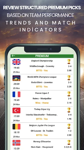 Wonna: AI Football Predictions screenshot 4