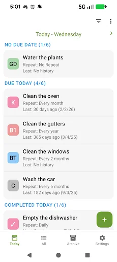 Clean My House: Chore Planner screenshot 1