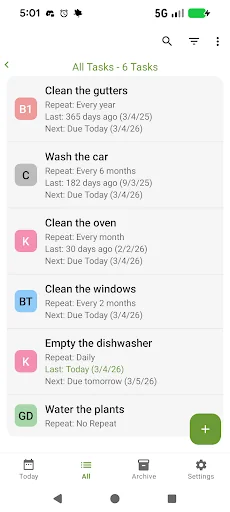 Clean My House: Chore Planner screenshot 2