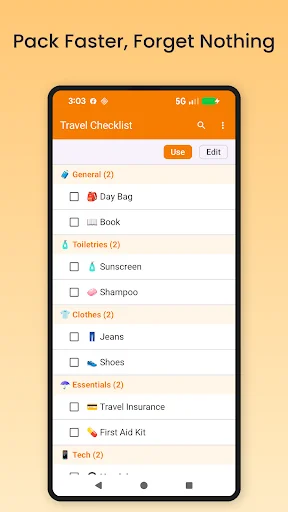 Packing List: Travel Checklist