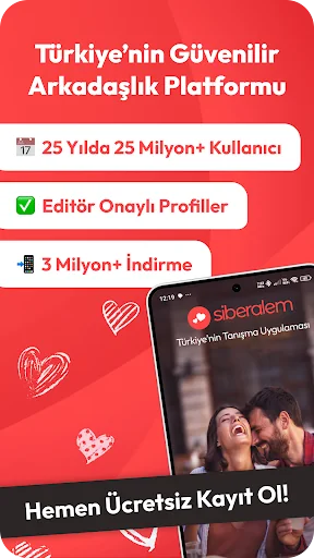 Siberalem: Arkadaşlık & Sohbet screenshot 1