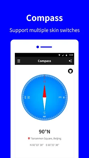 Compass - GPS location, Level