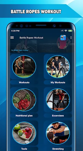 Battle ropes workout PRO