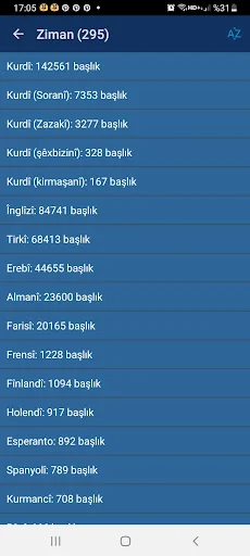 Kurdish Dictionary - WQFerheng screenshot 1