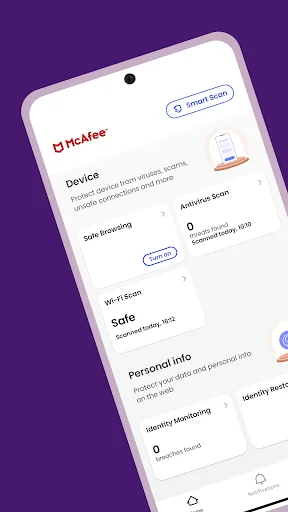 McAfee® Security for Metro®