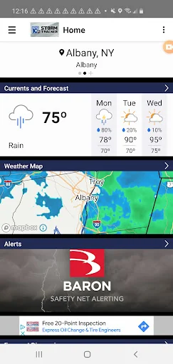 WTEN Storm Tracker - NEWS10 screenshot 1
