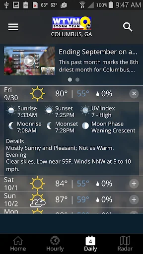 WTVM Storm Team 9 Weather screenshot 4