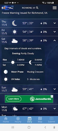 CBS 6 Weather - Richmond, Va. screenshot 3