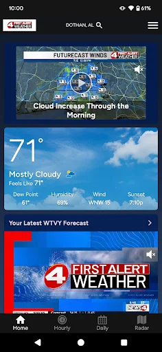 WTVY-TV 4 First Alert Weather screenshot 1