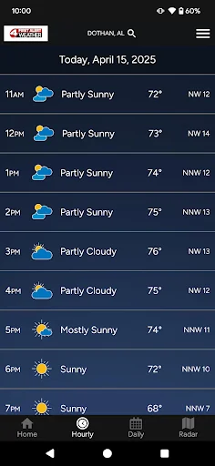 WTVY-TV 4 First Alert Weather screenshot 2