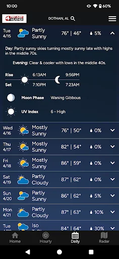 WTVY-TV 4 First Alert Weather screenshot 3