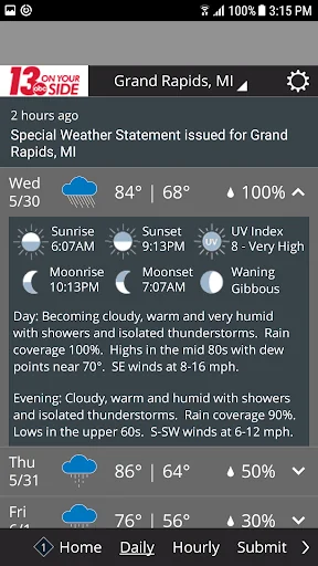 WZZM 13 Weather screenshot 2