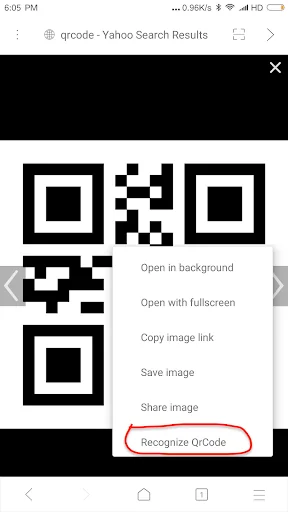 QrCode Addon for XBrowser screenshot 3