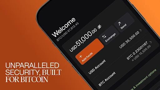 Xapo Bank: Save in BTC & USD screenshot 1